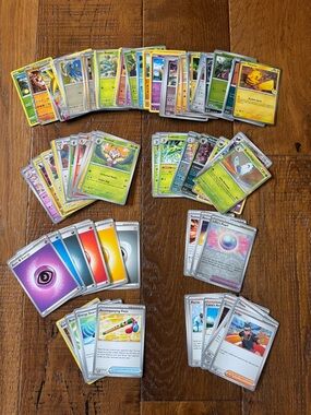 Pokémon Card Lot – 128 Cards | Great Starter Set w/ Pikachu, Trainers & Energy